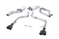 Catback výfuk Milltek Audi S4 B8 3.0 V6 Supercharged (09-12) - verze bez rezonátoru Race - koncovky černé GT | High performance parts