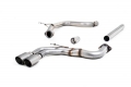 Catback výfuk Milltek Audi A3 8V 2.0 TDI 150PS 2WD MQB (13-) - verze bez rezonátoru - koncovka titanová | High performance parts