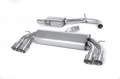 Catback výfuk Milltek Audi S3 8V 2.0 TFSI Quattro 3-dv. (13-) - verze s rezonátorem Race - koncovky titanové GT | High performance parts
