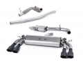 Turboback výfuk Milltek Audi S3 8V 2.0 TFSI Quattro 3-dv. (13-) - verze s rezonátorem - koncovky černé Oval | High performance parts