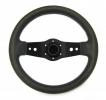 Sportovní volant SW555 - 320mm kůže / 90mm - černý/černý | 
