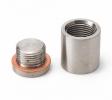 Adaptér na lambda sondu k navaření M18 x 1,5mm - nerezová ocel (dlouhý) | High performance parts