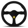 Volant Momo Modell 26 280mm - černý/černý - semiš | High performance parts