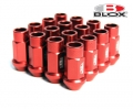 Kolové matice (štefty) Blox závit M12 x 1.25 - červené | 