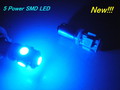 LED parkovací světla 1895 / BA9S / T4W modré | 