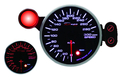 Přídavný budík Depo Racing 95mm - rychloměr s indikátorem max. rychlosti a možností měření pomocí GPS | 