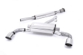 Secondary catback výfuk Milltek Subaru BRZ 2.0 (12-) - verze s rezonátorem - koncovky leštěné (homologace) | High performance parts