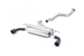 Catback výfuk Milltek Ford Focus Mk2 ST 225 (05-10) - verze bez rezonátoru - koncovky černé Jet | High performance parts