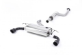 Catback výfuk Milltek Ford Focus Mk2 ST 225 (05-10) - verze s rezonátorem - koncovky černé Jet (homologace) | High performance parts