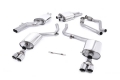Catback výfuk Milltek Audi S4 B8 3.0 V6 Supercharged (09-12) - verze s rezonátorem - koncovky leštěné GT (homologace) | High performance parts