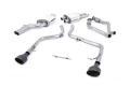 Catback výfuk Milltek Audi S4 B8 3.0 V6 Supercharged (09-12) - verze bez rezonátoru Race - koncovky černé Oval | High performance parts