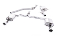 Catback výfuk Milltek Audi A4 B8 2.0 TFSI S-line 2WD/Quattro manuál Sedan/Avant (08-11) - verze s rezonátorem - koncovky leštěné Dual (homologace) | High performance parts