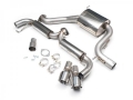 Catback výfuk Milltek VW Golf 6 GTi 2.0 TFSI 210PS (09-13) - verze s rezonátorem Race - koncovky leštěné | High performance parts