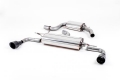Catback výfuk Milltek VW Golf 6 GTi 2.0 TFSI 210PS (09-13) - verze s rezonátorem - koncovky černé 100mm GT | High performance parts