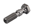 Průtokový šroub na 2x banjo D-03 (AN3) 3/8x24-UNF - délka 40mm - nerezový |