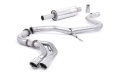 Catback výfuk Milltek Audi A3 8V 2.0 TDI 150PS 2WD MQB (13-) - verze s rezonátorem - koncovka leštěná (homologace) | High performance parts