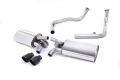 Catback výfuk Milltek Porsche Boxster 987 S 3.4 Gen2 (09-13) - verze bez rezonátorů - koncovky černé | High performance parts