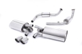 Catback výfuk Milltek Porsche Boxster 987 S 3.4 Gen2 (09-13) - verze s rezonátorem - koncovky leštěné | High performance parts
