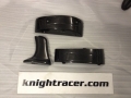 Karbonové mezikusy pro zvýšení základny zadního spoileru Knight Racer Nissan GT-R R35 | 
