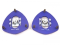 Přední horní uložení tlumičů (Pillowball Top Mounts) Silver Project Mitsubishi Lancer Evo 7/8/9 | High performance parts