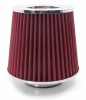 Sportovní filtr univerzální 60/65/70/76/90mm červený | High performance parts