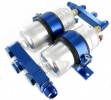 Adaptér pro instalaci dvou palivových pump 044 s duálním držákem a dvěma pumpami Bosch 044 (0580254044) - vstupní + výstupní | 