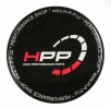 3D samolepka HPP kruhová černá - průměr 60mm | High performance parts