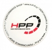 3D samolepka HPP kruhová bílá - průměr 50mm | 
