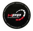 Samolepka HPP kruhová černá - průměr 60mm | High performance parts