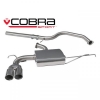 Catback výfuk Cobra Sport Audi A3 8P 2.0 TDI 2WD 170PS 3dv. (08-12) |
