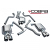 Catback výfuk Cobra Sport Audi S5 B8 3.0 TFSI Coupe (09-) - verze bez rezonátoru | High performance parts