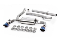 Catback výfuk Milltek Ford Focus Mk3 RS 2.3T EcoBoost 5-dv. Hatchback (16-) - verze bez rezonátoru - koncovky titanové modré | High performance parts