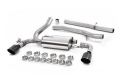 Catback výfuk Milltek Ford Focus Mk3 RS 2.3T EcoBoost 5-dv. Hatchback (16-) - verze bez rezonátoru - koncovky černé | High performance parts