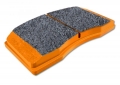 Přední brzdové destičky EBC Orangestuff do D2 Racing BBK 330/356mm - track/rally/race |