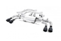 Front-pipe back výfuk Milltek Alfa Romeo Giulia Quadrifoglio 2.9 V6 Bi-Turbo (15-) - koncovky černé |