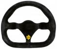 Volant Momo Modell 27 270mm - černý/černý - semiš | 
