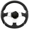 Volant Momo Millenium Sport 350mm - černý/stříbrný - kůže | 