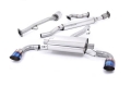 Primary catback výfuk Milltek Toyota GT86 2.0 (12-) - verze s rezonátorem - koncovky titanové modré |