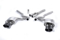 Catback výfuk Milltek Ford Mustang 2.3T EcoBoost Fastback (15-18) - verze bez rezonátoru - koncovky černé Quad (Roush) | 
