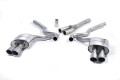 Catback výfuk Milltek Ford Mustang 2.3T EcoBoost Fastback (15-18) - verze bez rezonátoru - koncovky titanové Quad (Roush) | 