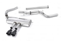 Catback výfuk Milltek Ford Focus Mk3 ST 2.0 EcoBoost kombi/sedan/limousine (12-) - verze semi-resonated - koncovky černé | 