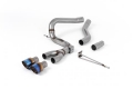 Catback výfuk Milltek Ford Focus Mk3 ST 2.0 TDCi 5-dv. kombi/sedan/limousine (12-) - koncovky titanové modré | 
