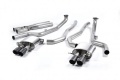 Catback výfuk Milltek BMW 5-Series F10 M5 sedan M TwinPower Turbo V8 (11-16) - koncovky černé (homologace) | 