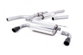 Catback výfuk Milltek BMW 4-Series F32 428i Coupe automat N20 (14-19) - verze s rezonátorem - koncovky dual černé | 