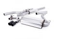 Catback výfuk Milltek BMW 4-Series F32 428i Coupe automat N20 (14-19) - verze s rezonátorem - koncovka černá | 