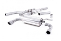 Catback výfuk Milltek BMW 4-Series F32 428i Coupe manual N20 (14-19) - verze s rezonátorem - koncovky dual titanové | 