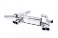 Secondary catback výfuk Milltek BMW 1-Series E82 M Coupe (11-12) - verze bez rezonátoru - koncovka leštěné | 