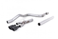 Catback výfuk Milltek Seat Leon 5F FR 1.4 TSI SC 5dv. (13-) - verze bez rezonátoru - koncovky černé |