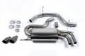Catback výfuk Milltek VW Golf 5 GTi ED30 2.0 TFSI 230PS (06-09) - verze bez rezonátoru - koncovka černá (homologace) | 