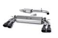 Catback výfuk Milltek VW Golf 7 R 2.0 TSI 300PS (14-16) - verze s rezonátorem - koncovky černé (homologace) | 